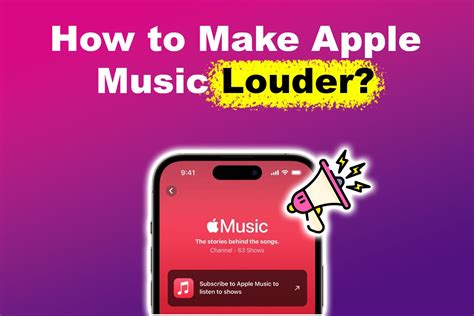 how to make my Apple Music louder